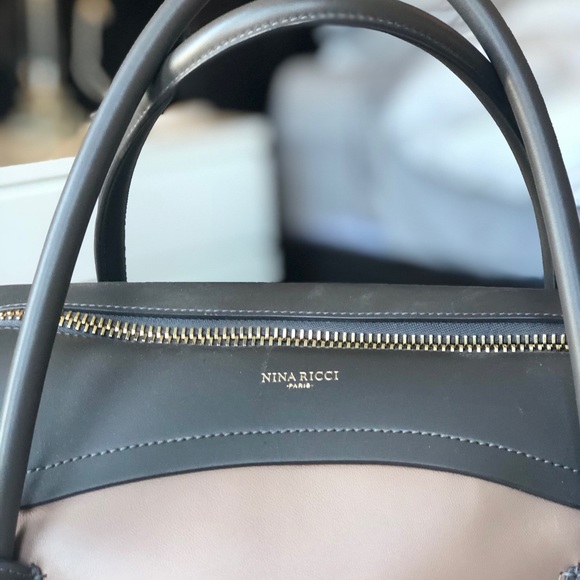 Nina Ricci Bowling Bag Grey and Beige - Picture 3 of 8